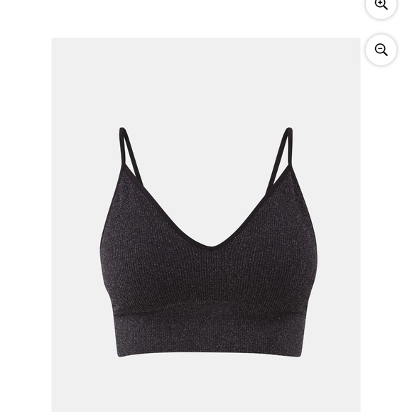 No Boundaries Women's Shimmer V-Neck Brami - Picture 11 of 16